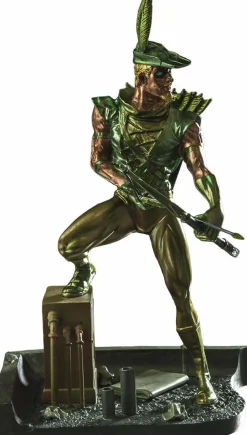 Green Arrow - Green Arrow Metallic 6" Mini Statue
