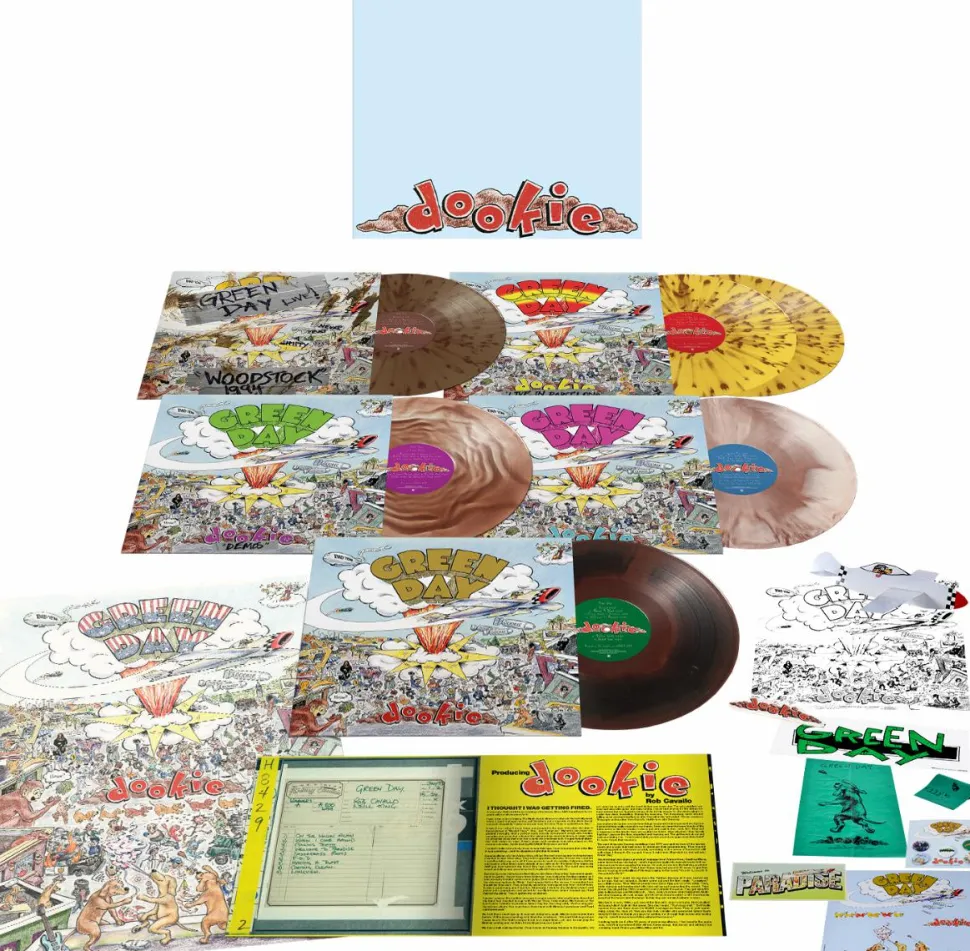 Green Day - Dookie 30th Anniversary Deluxe 6xLP Vinyl Record Box Set (Indie Exclusive Coloured Vinyl)