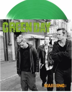 Green Day - Warning: LP Vinyl Record (Fluorescent Green Coloured Vinyl)