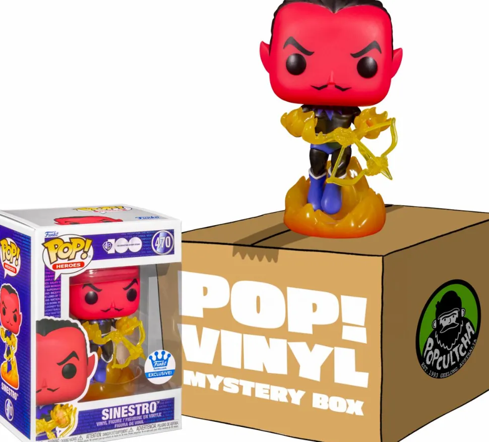 Green Lantern - Sinestro Mystery Box (Includes Sinestro & 3 Mystery Exclusive Pop! Vinyl Figures)