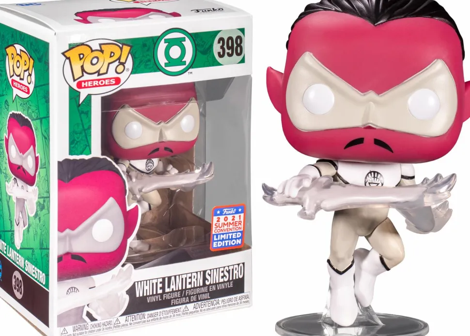 Green Lantern - White Lantern Sinestro Pop! Vinyl Figure (2021 Summer Convention Exclusive)