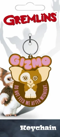 Gremlins - Gizmo: Do Not Feed After Midnight Rubber Keychain