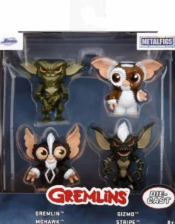 Gremlins - Gremlin, Gizmo, Mohawk & Stripe Metalfigs 2.5" Die-Cast Figure 4-Pack