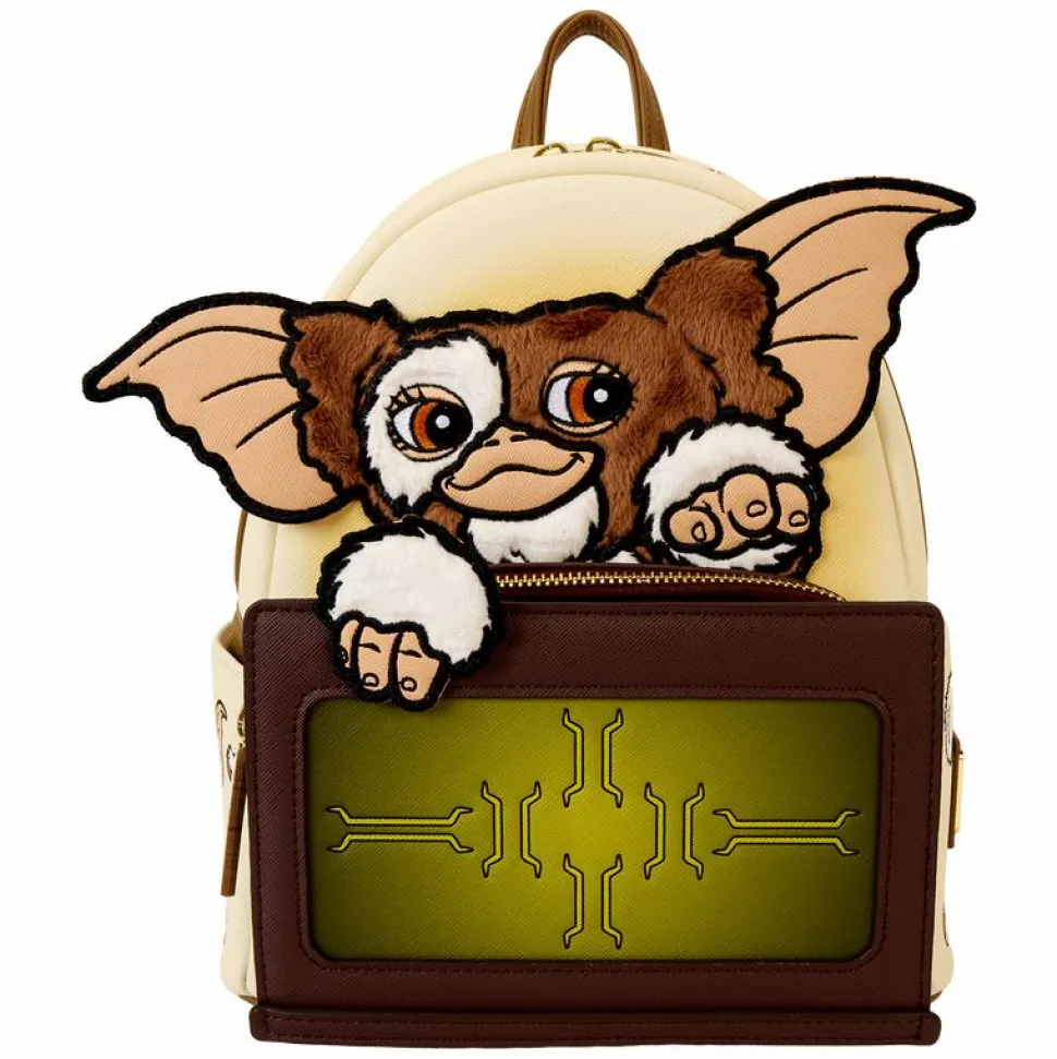 Gremlins - 40th Anniversary Gizmo Mogwai Box 10" Faux Leather Mini Backpack