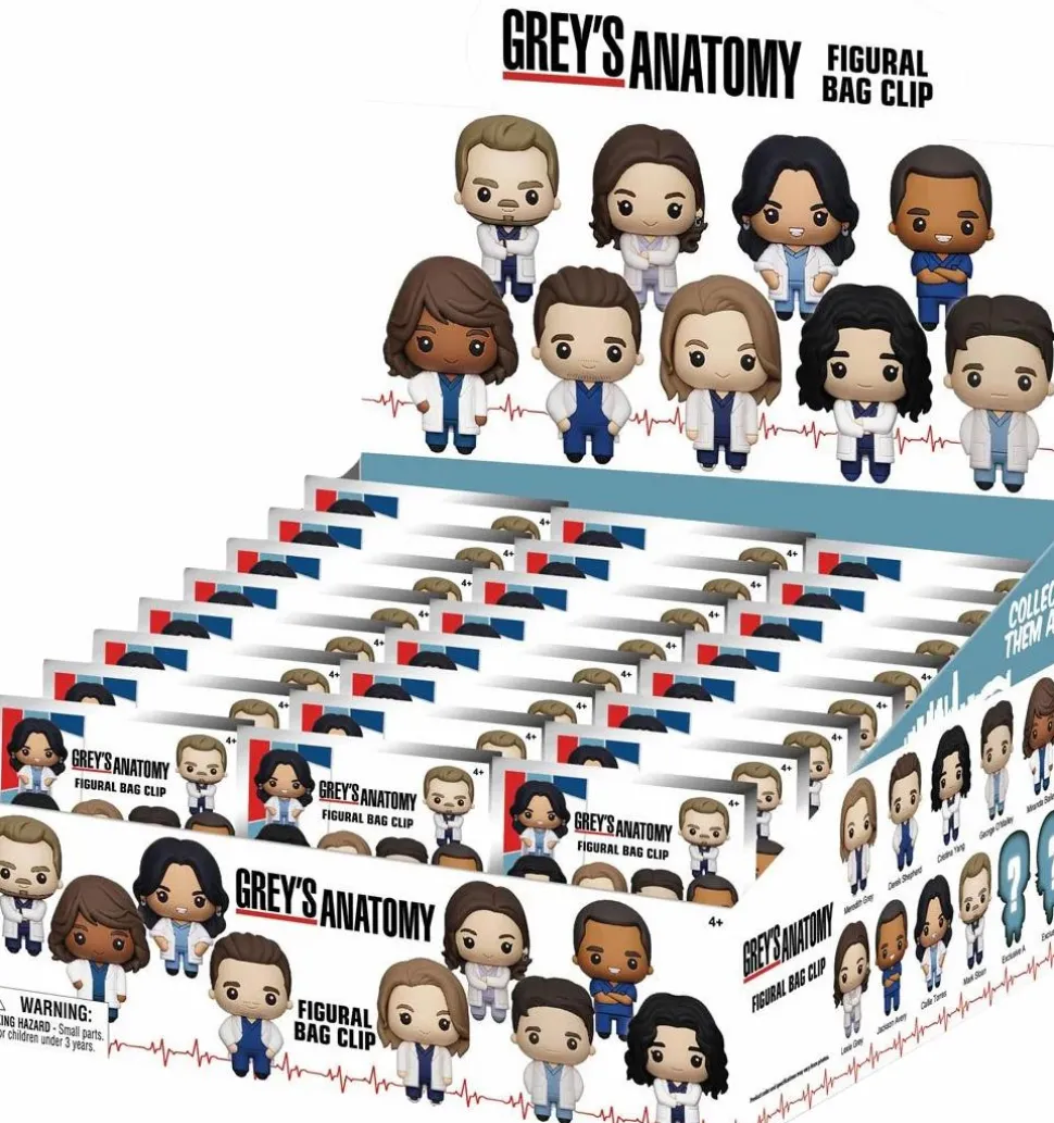 Grey's Anatomy - Series 1 3D Figural Foam Bag Clip Blind Bag (Display of 24)