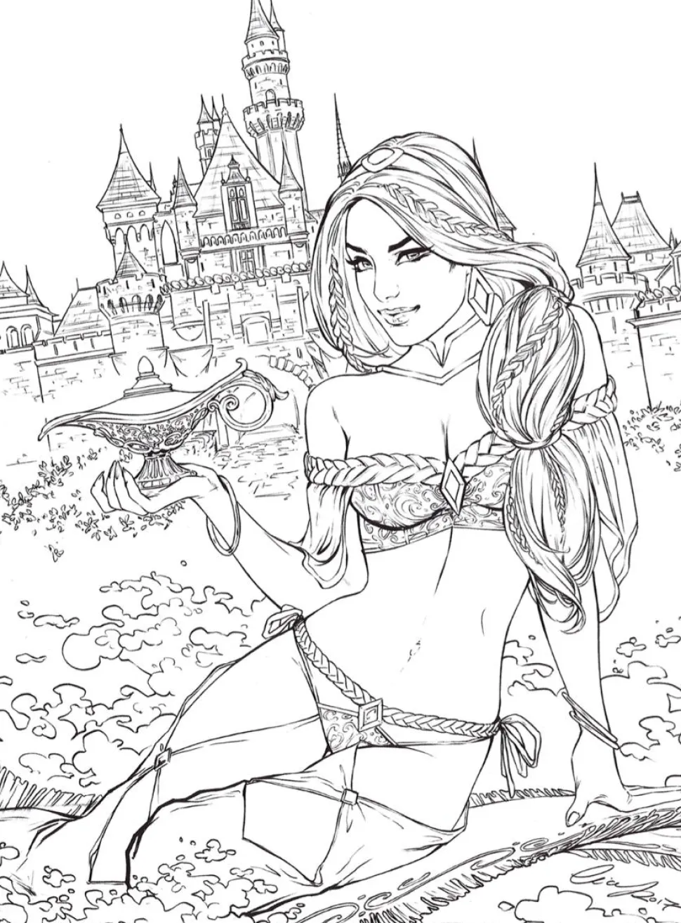 Grimm Fairy Tales - Adult Colouring Book Volume 02 Paperback