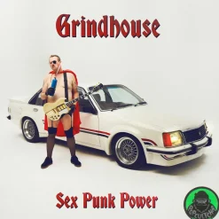 Grindhouse - Sex Punk Power Deluxe 180 Gram LP Vinyl Record (Popcultcha Exclusive Clear with White Splatter Coloured Vinyl)