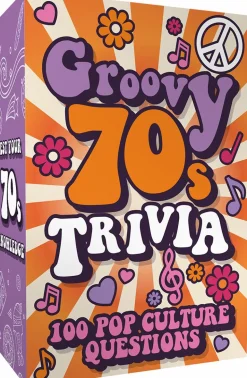 Groovy 70s Trivia - 100 Pop Culture Questions Trivia Card Game