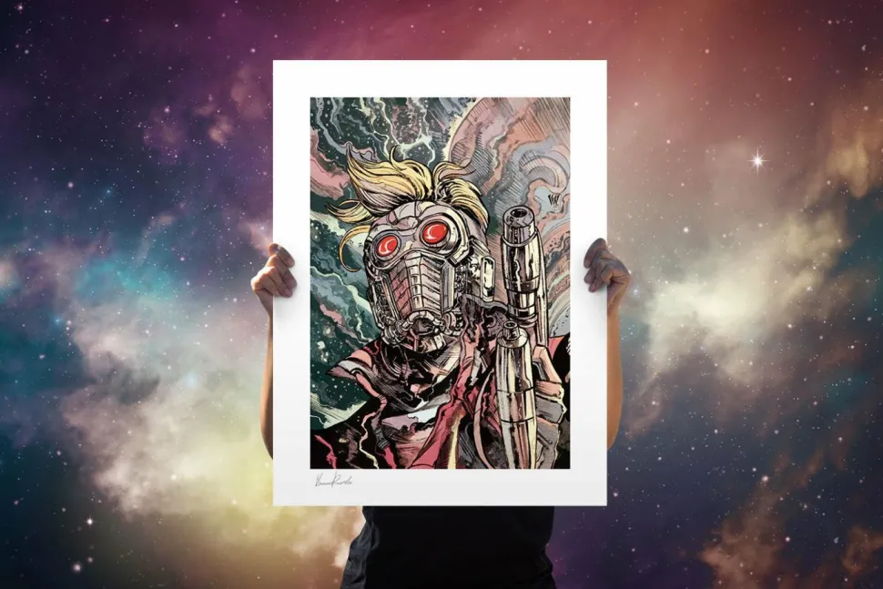 Guardians of the Galaxy - Star-Lord Fine Art Print by Vincenzo Riccardi