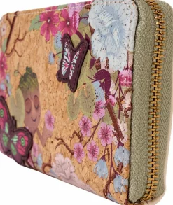 Guardians of the Galaxy - Floral Groot 4" Faux Leather Zip-Around Wallet