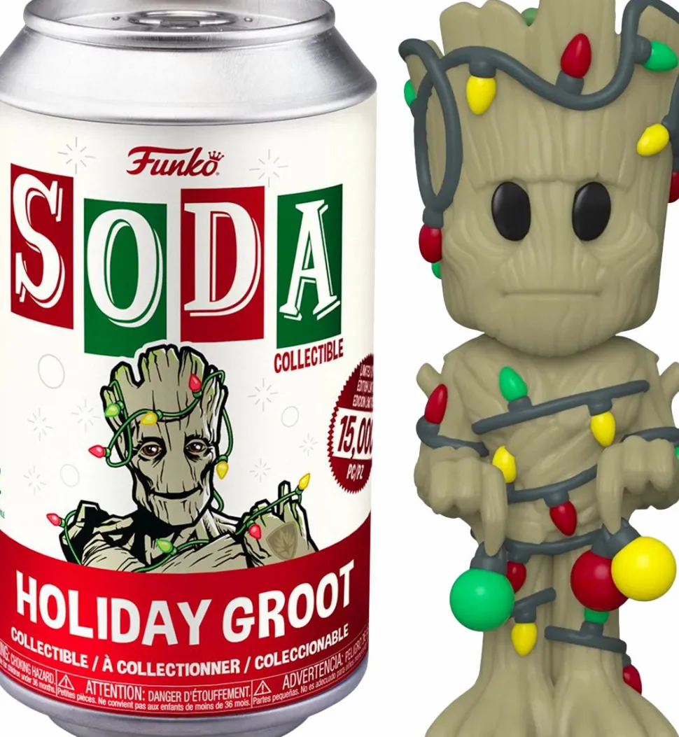 Guardians of the Galaxy - Holiday Groot SODA Vinyl Figure in Collector Can (International Edition)