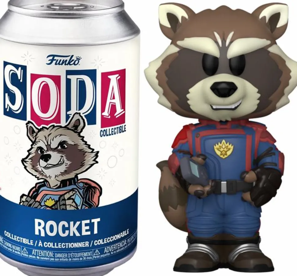 Guardians of the Galaxy Vol. 3 - Rocket SODA Vinyl Figure in Collector Can