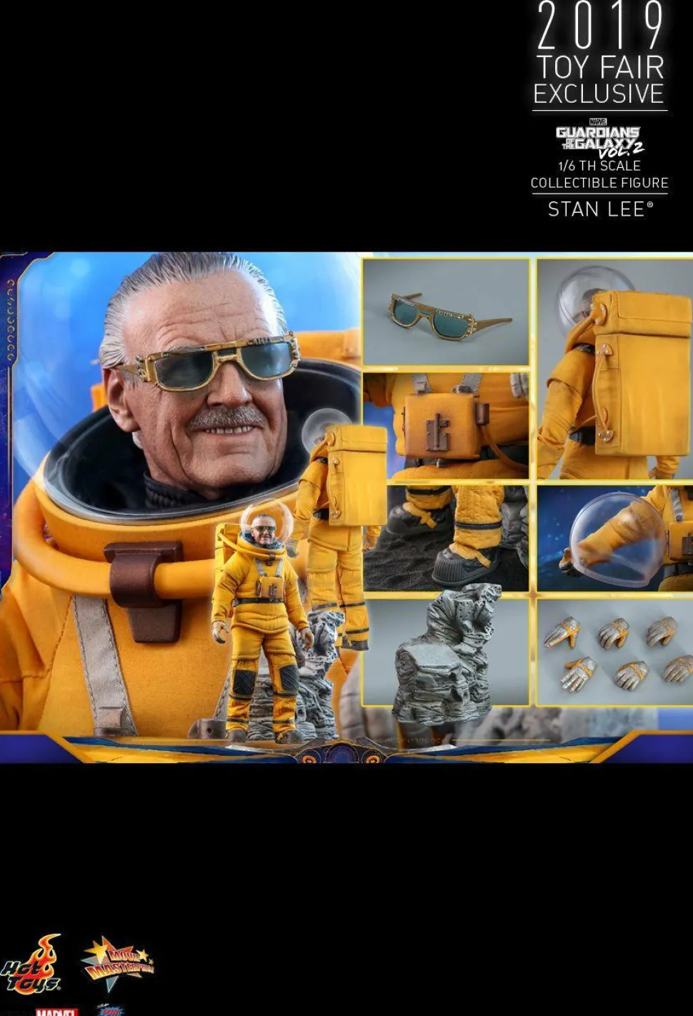 Guardians of the Galaxy: Vol. 2 - Stan Lee 1/6th Scale Hot Toys Action Figure (2019 Toy Fair Exclusive)