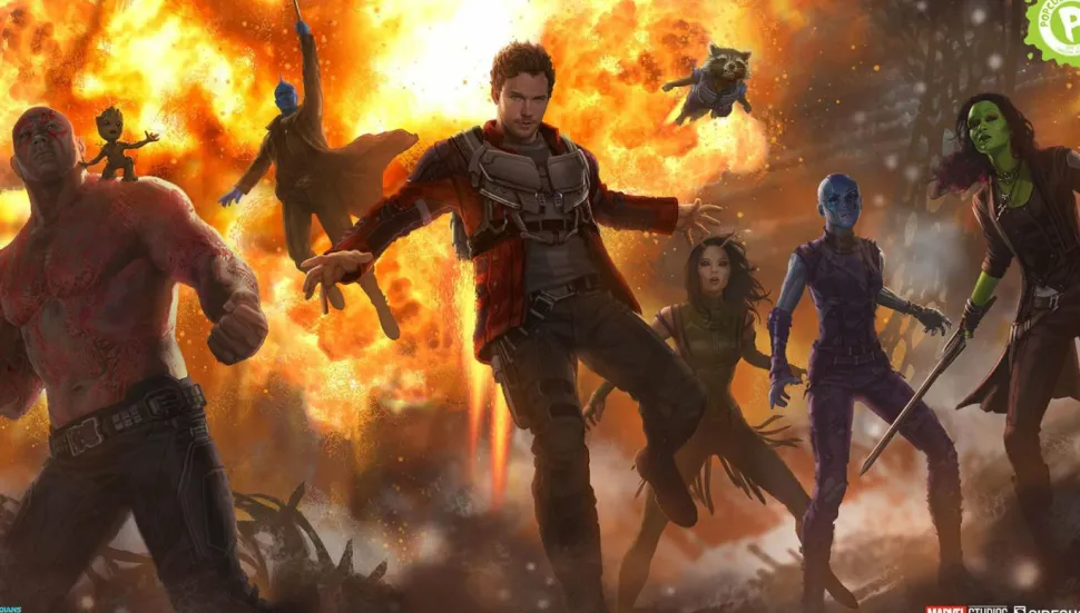 Guardians of the Galaxy: Vol. 2 - Guardians of the Galaxy Vol. 2 Fine Art Print by Andy Park