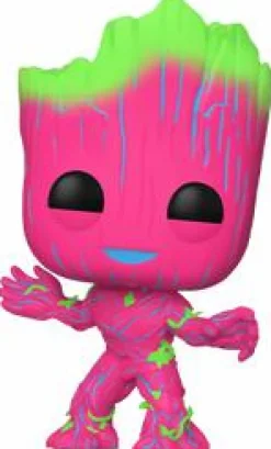 Guardians of the Galaxy: Vol 2 - Star-Lord, Gamora, Groot & Rocket Raccoon Blacklight Pop! Vinyl Figure 4-Pack