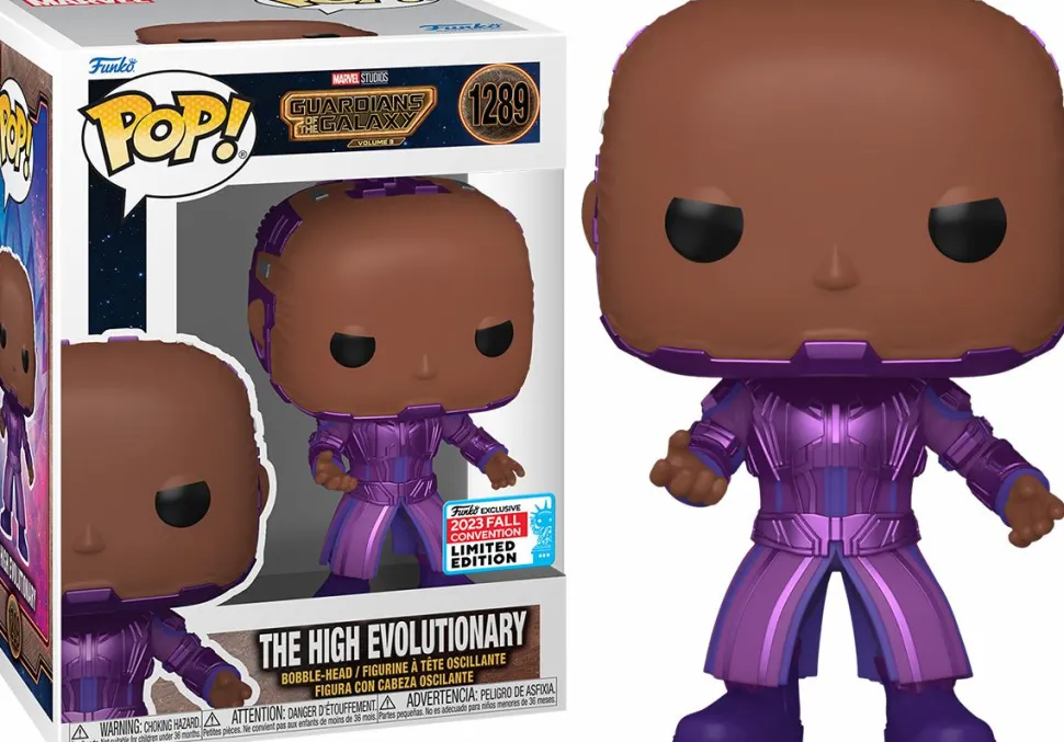 Guardians of the Galaxy Vol. 3 - The High Evolutionary Metallic Pop! Vinyl Figure (2023 Fall Convention Exclusive)