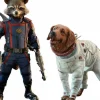 Guardians of the Galaxy: Vol. 3 - Rocket & Cosmo 1/6th Scale Hot Toys Action Figure (Set of 2)
