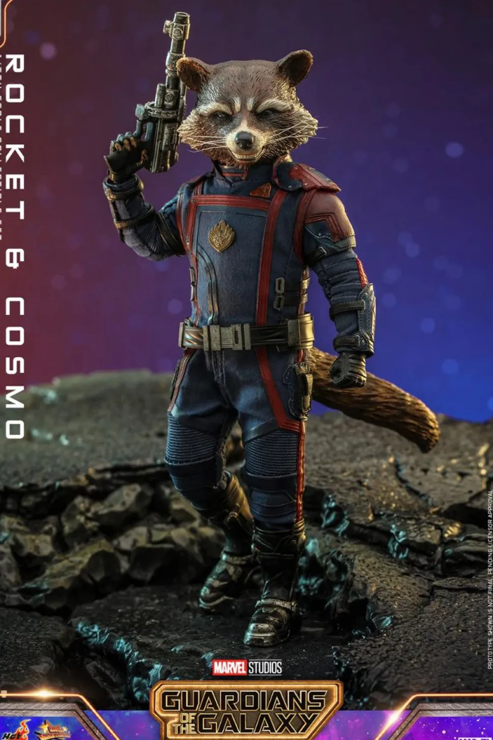 Guardians of the Galaxy: Vol. 3 - Rocket & Cosmo 1/6th Scale Hot Toys Action Figure (Set of 2)