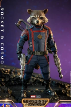 Guardians of the Galaxy: Vol. 3 - Rocket & Cosmo 1/6th Scale Hot Toys Action Figure (Set of 2)