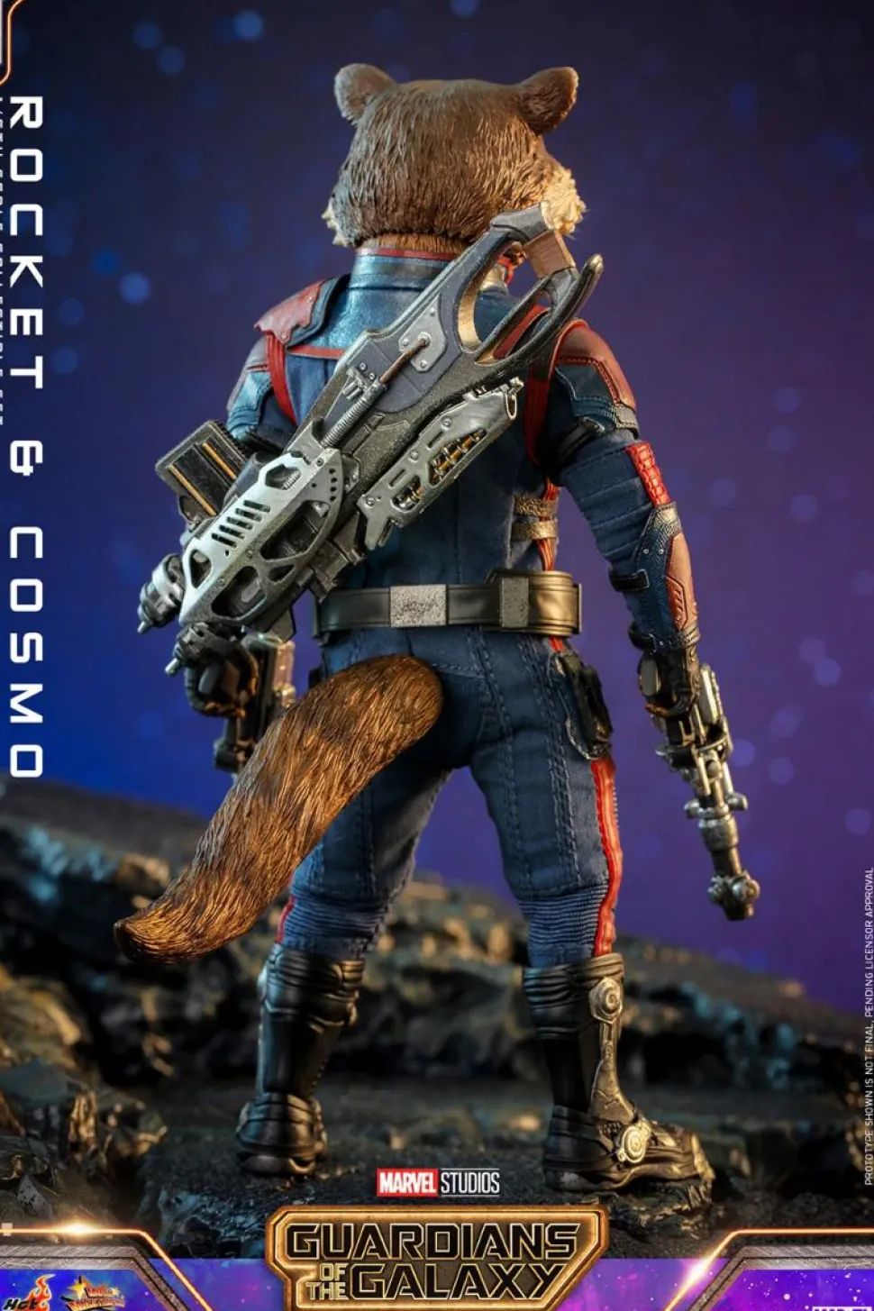 Guardians of the Galaxy: Vol. 3 - Rocket & Cosmo 1/6th Scale Hot Toys Action Figure (Set of 2)