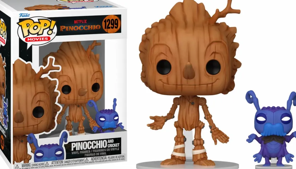 Guillermo del Toro's Pinocchio (2022) - Pinocchio and Cricket Pop! Vinyl Figure