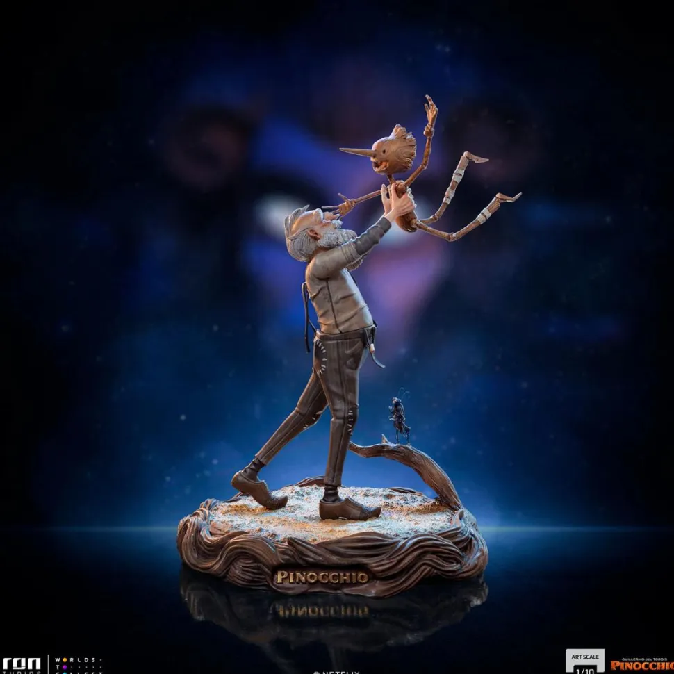 Guillermo del Toro's Pinocchio (2022) - Geppetto & Pinocchio 1/10th Scale Statue