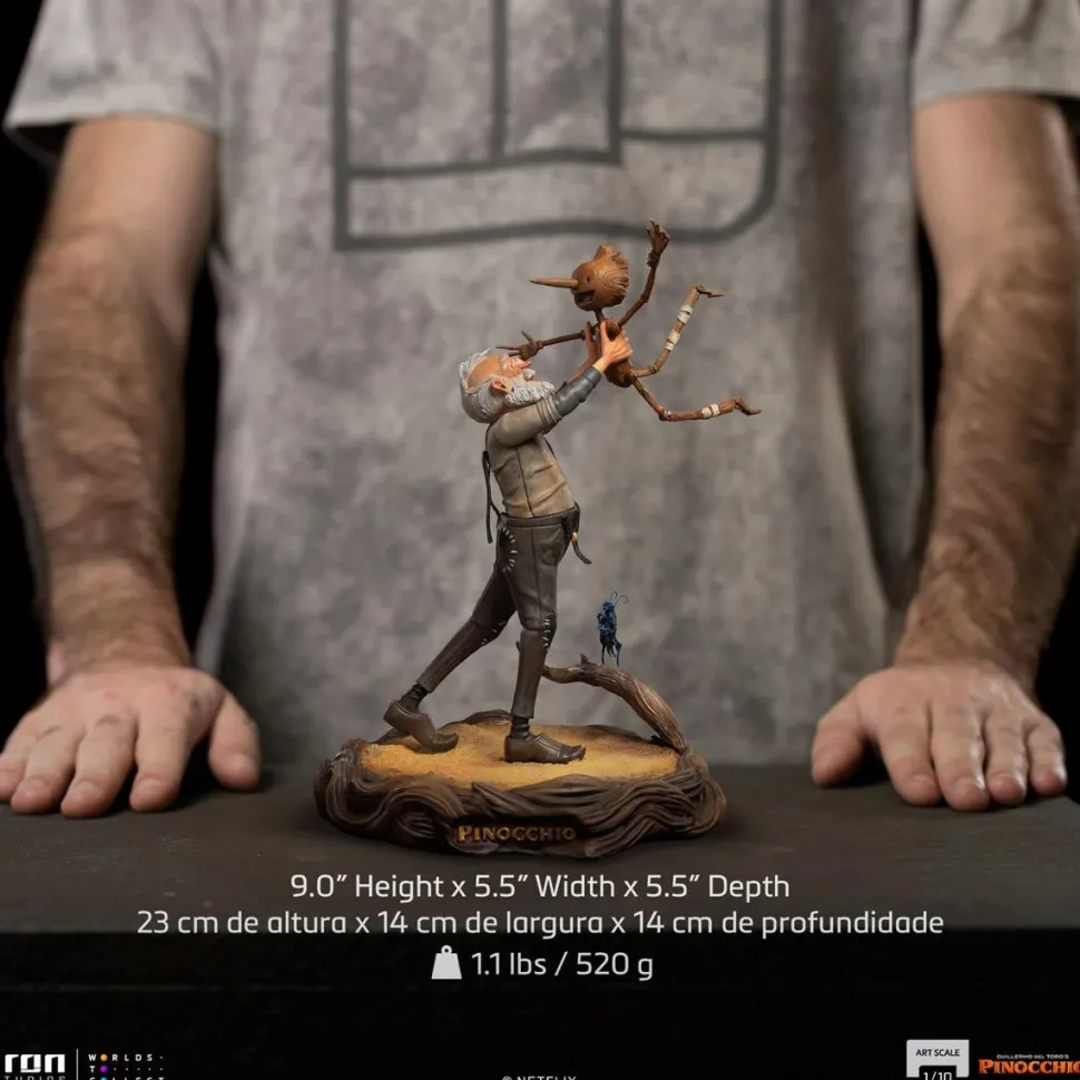 Guillermo del Toro's Pinocchio (2022) - Geppetto & Pinocchio 1/10th Scale Statue