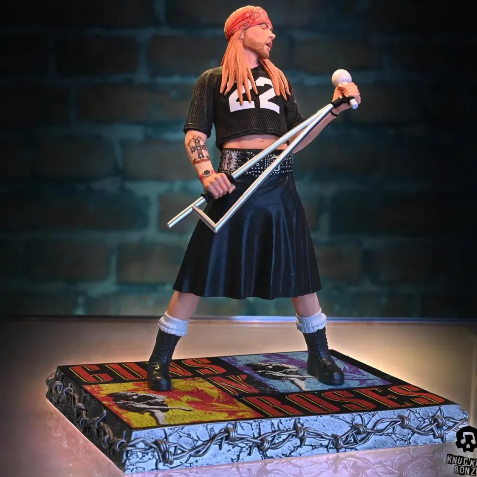 Guns N' Roses - Axl Rose, Slash & Duff McKagan Rock Iconz 1/9th Scale Statues (Set of 3)