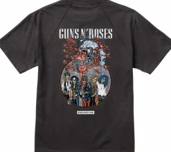 Guns N' Roses - Guns N' Roses x Primitive Raglan Robo Black T-Shirt