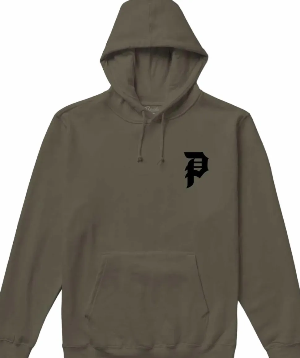 Guns N' Roses - Guns N' Roses x Primitive Cross Safari Green Sweatshirt Hoodie