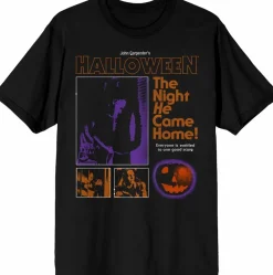 Halloween (1978) - The Night He Came Home! Black T-Shirt