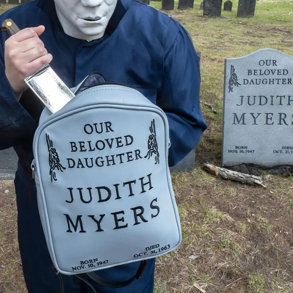 Halloween (1978) - Judith Myers Tombstone 14" Faux Leather Convertible Mini Backpack