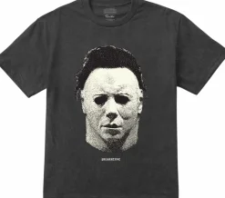 Halloween - Halloween x Primitive Mask Heavyweight Black T-Shirt