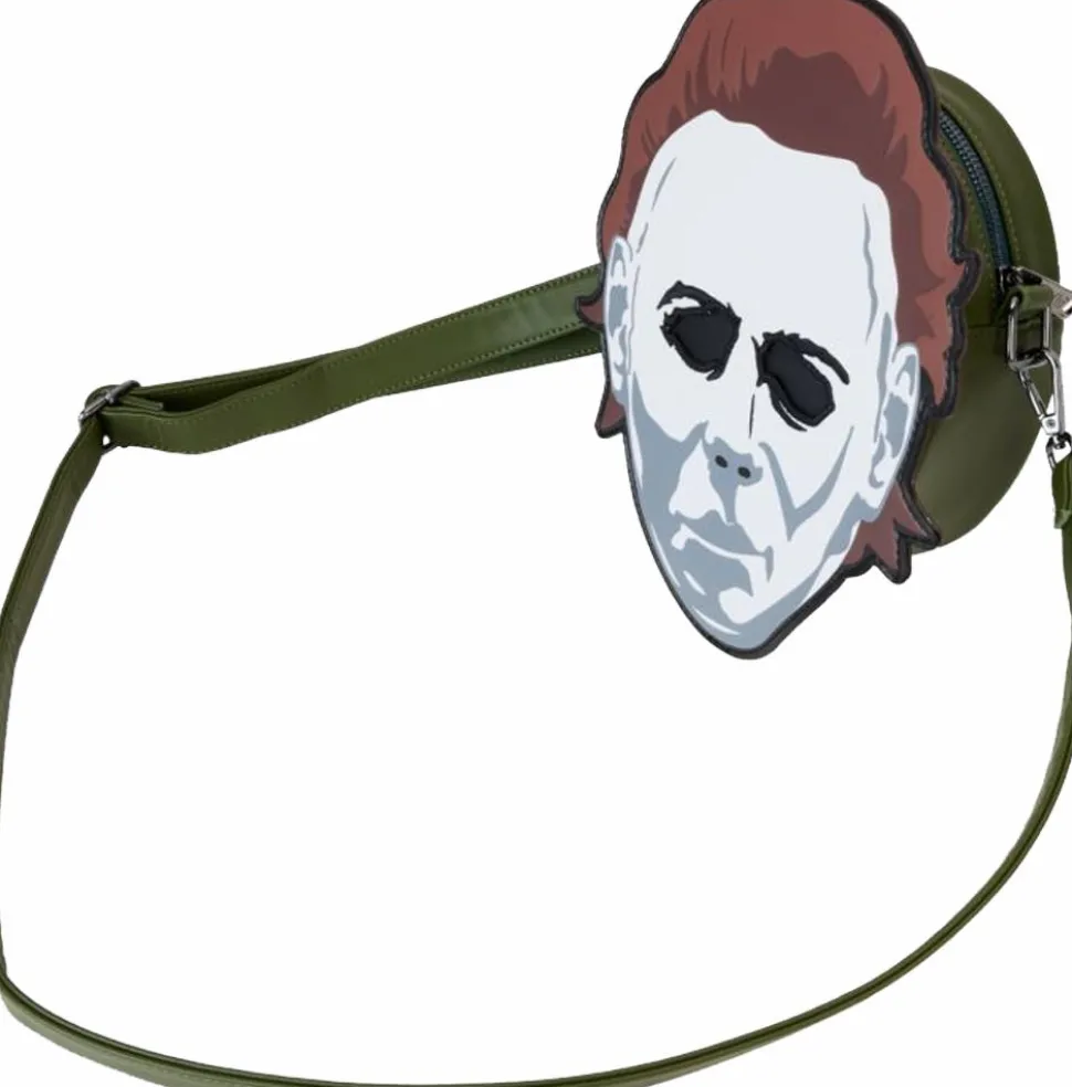 Halloween - Mask Glow in the Dark 7" Faux Leather Crossbody Bag
