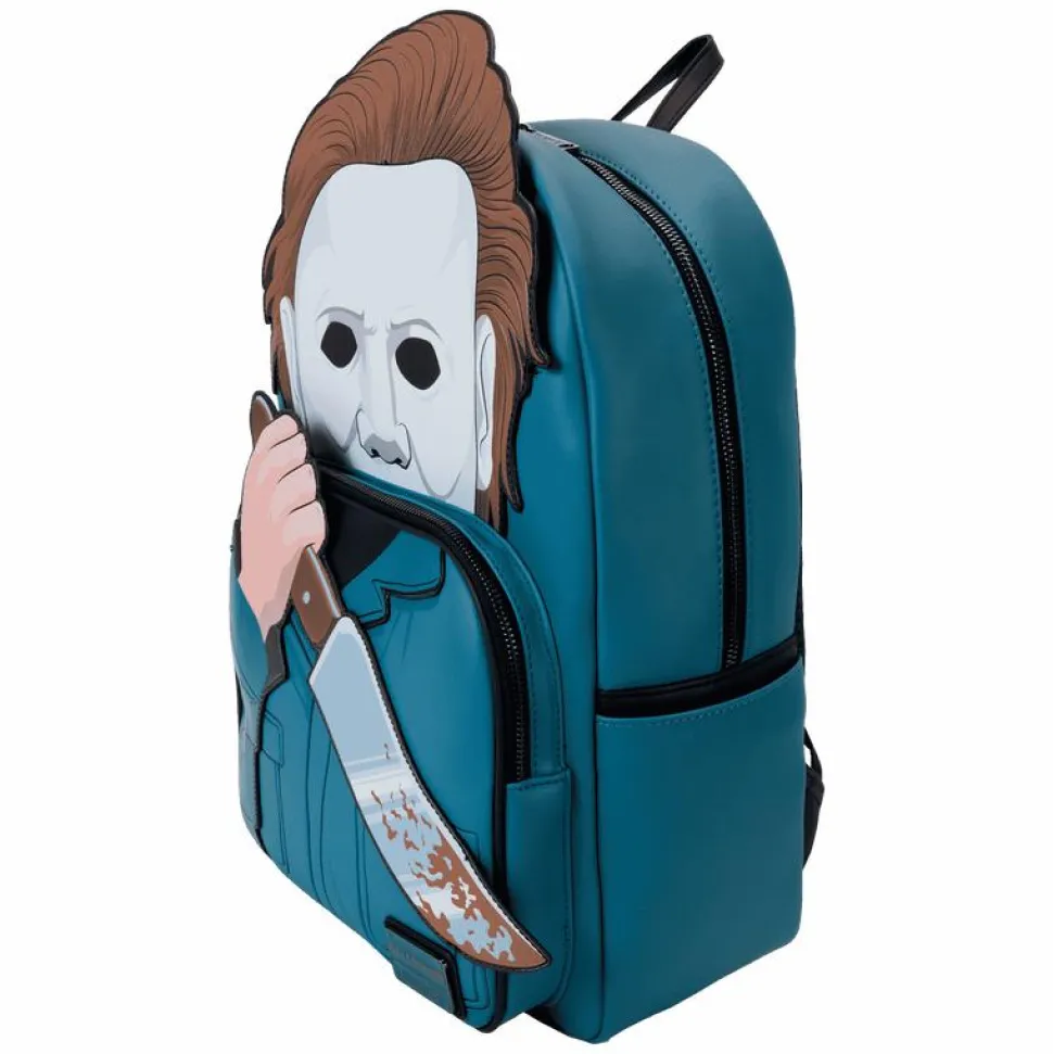 Halloween - Michael Myers Cosplay Glow in the Dark 18" Faux Leather Backpack