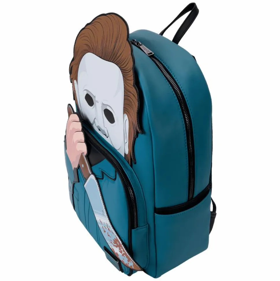 Halloween - Michael Myers Cosplay Glow in the Dark 18" Faux Leather Backpack