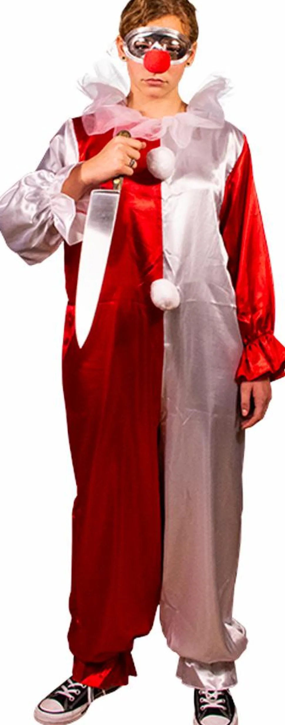 Halloween 4: The Return of Michael Myers - Jamie Lloyd Clown Adult Costume & Mask (One Size Fits Most)