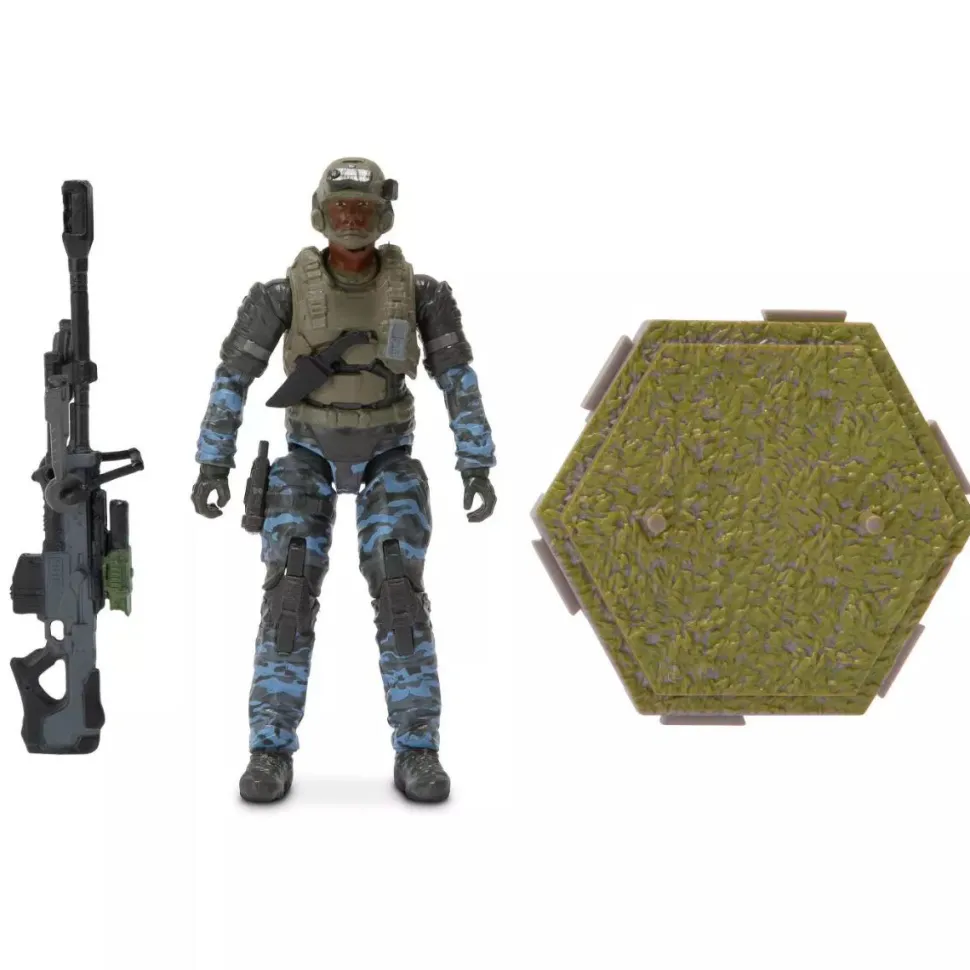 Halo - UNSC Marine with Sniper Rifle World of Halo 3.75” Scale Action Figure (Series 2)