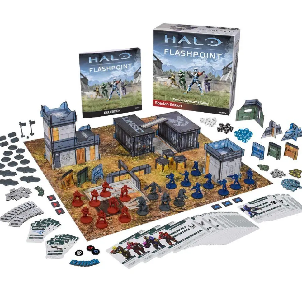 Halo: Flashpoint - Tactical Miniatures Board Game (Spartan Edition)