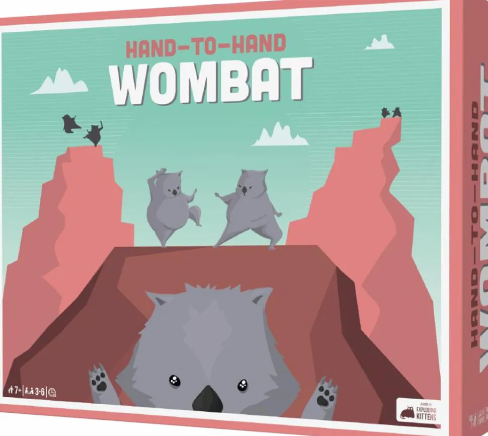 Hand to Hand Wombat - A Party Game by Exploding Kittens Board Game