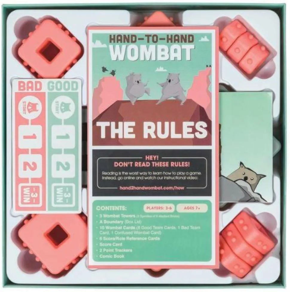 Hand to Hand Wombat - A Party Game by Exploding Kittens Board Game