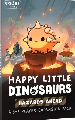 Happy Little Dinosaurs - Hazards Ahead 5-6 Player Board Game Expansion Pack