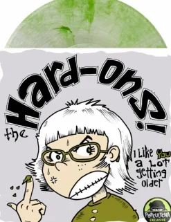 Hard-Ons - I Like You A Lot Getting Older LP Vinyl Record (Clear Green Smoke Coloured Vinyl) (Popcultcha Exclusive)
