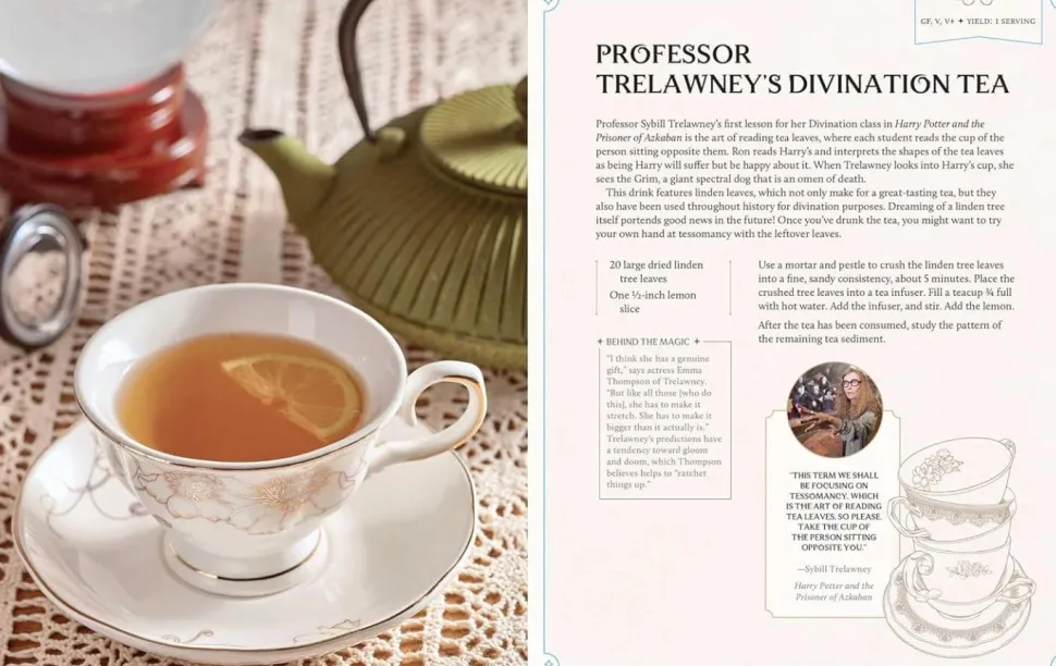 Harry Potter - Afternoon Tea Magic: Official Snacks, Sips, and Sweets Inspired by the Wizarding World Hardcover Book