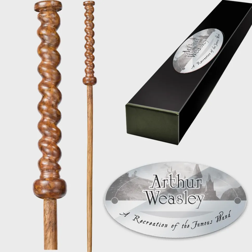 Harry Potter - Arthur Weasley Wand 1:1 Scale Life-Size Prop Replica