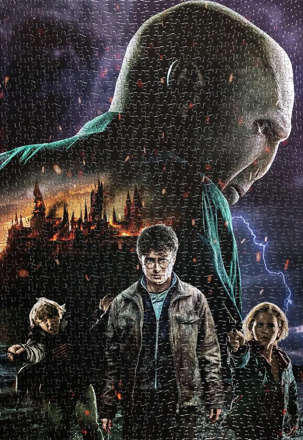 Harry Potter - Burning Hogwarts Jigsaw Puzzle (1000 Pieces)