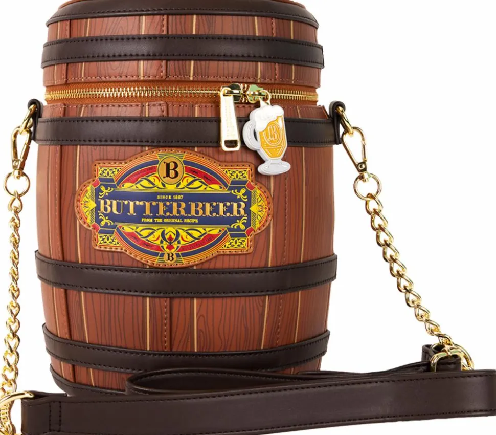 Harry Potter - Butterbeer Barrel Scented 7" Faux Leather Crossbody Bag