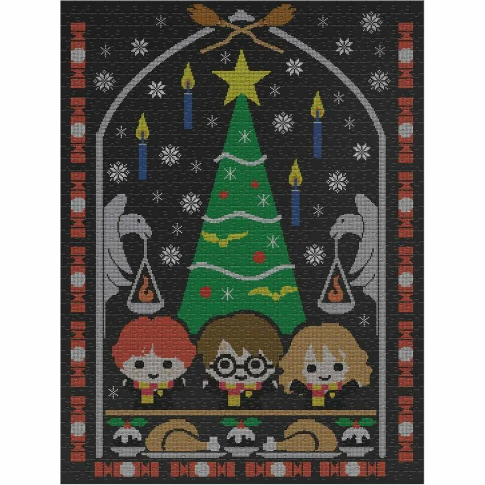 Harry Potter - Christmas at Hogwarts 1000 Piece Jigsaw Puzzle