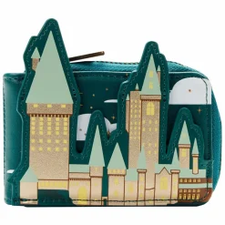 Harry Potter - Golden Hogwarts Castle 4” Faux Leather Accordion Wallet
