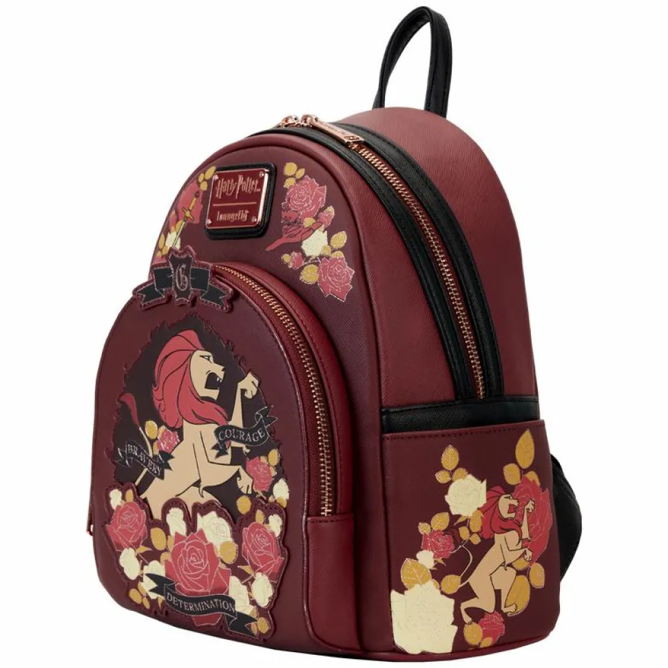 Harry Potter - Gryffindor House Floral Tattoo Accessory Bundle (Set of 2)